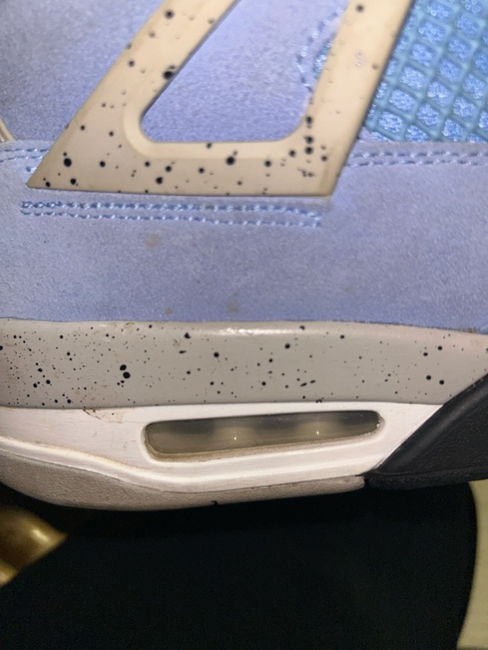 Jordan Light Blue and Gray Suede Retro University Sneakers size 10 AUTHENTICATED - Picture 15 of 15